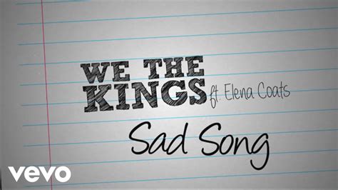 We the kings sad song mp3